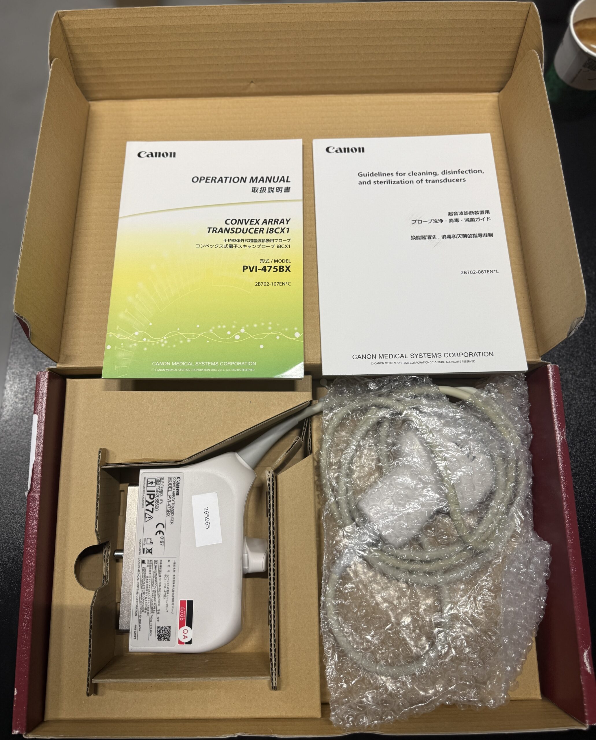 УЗД-датчик Toshiba PVI-475BX - Зображення 6