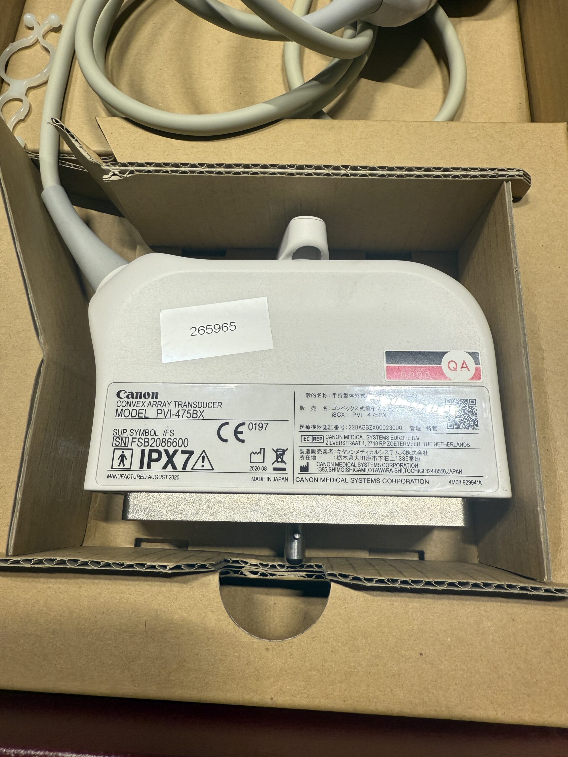 УЗД-датчик Toshiba PVI-475BX - Зображення 2