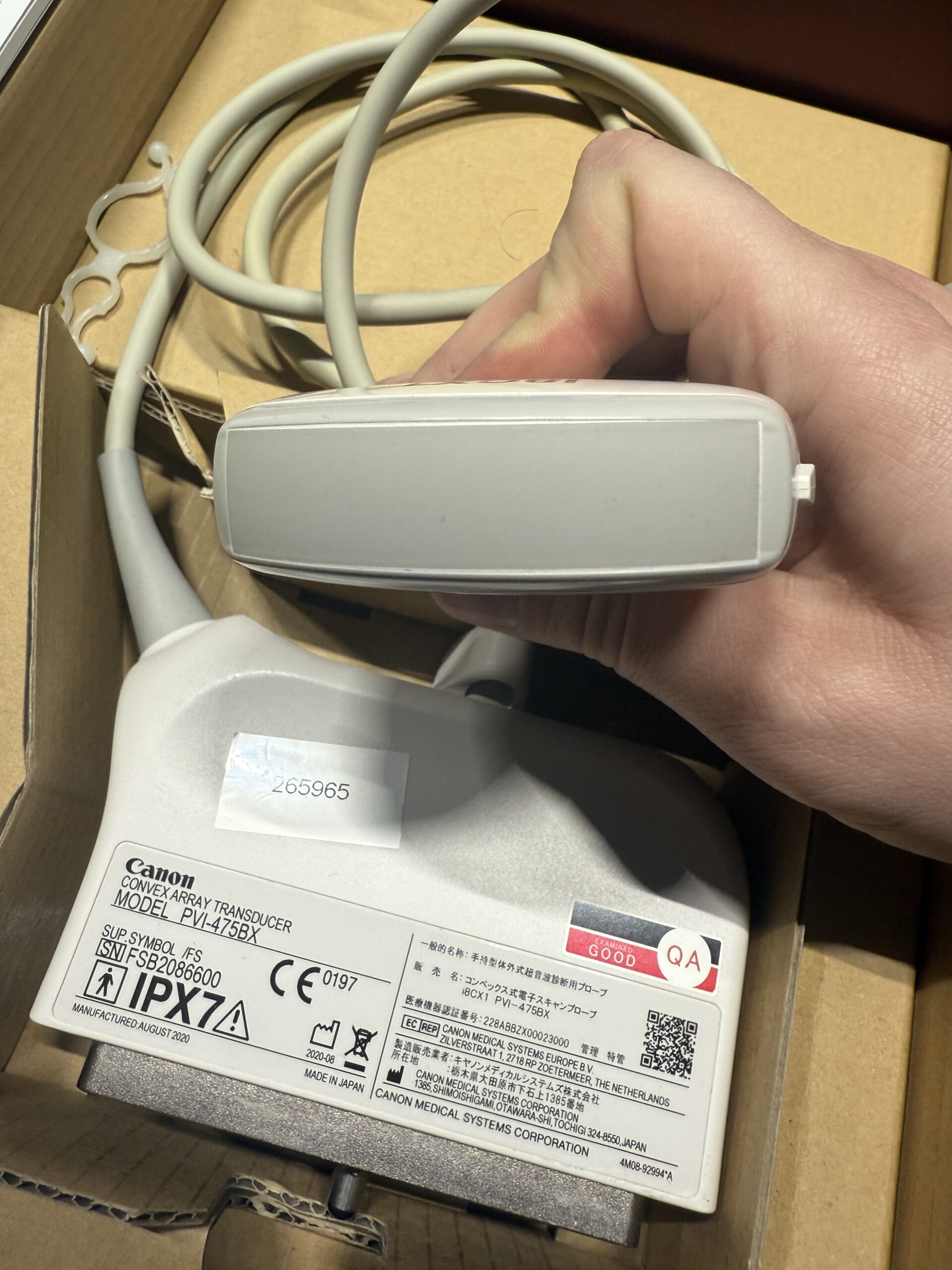 УЗД-датчик Toshiba PVI-475BX - Зображення 5
